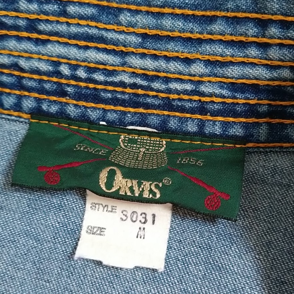 Vintage Orvis Jean Button Up Long Dress - Picture 5 of 12